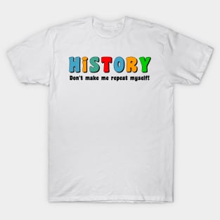 Colorful Repeat History T-Shirt